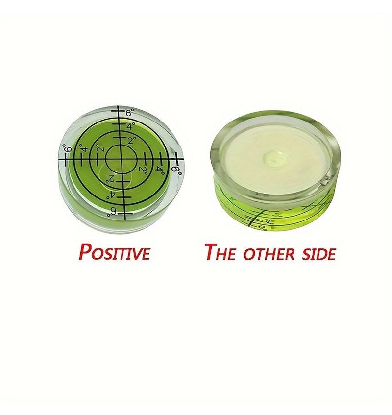 3pcs Green Round Bubble Level Micro for Turntable Camera Telescope - Image 5
