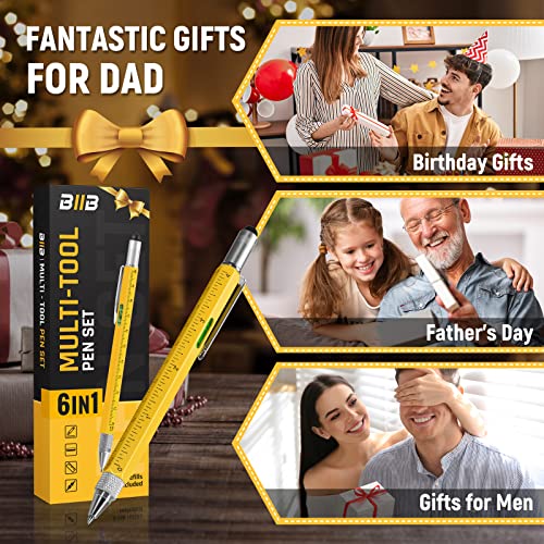BIIB Stocking Stuffers for Adults Men Him, Multitool Pen Gifts for Men Dad Grandpa Him, Dad Mens Gifts for Christmas, Mens Stocking Stuffers 2025, White Elephant Gifts for Adults DIY Handyman Gadgets - Image 5