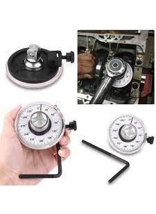 Medhoo New 12 Inch Drive Torque Angle Gauge Meter Angle Rotation Measurer Tool Wrench  - Image 1