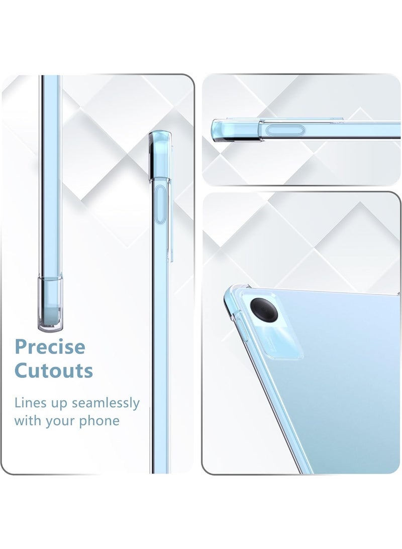 Flip cover for Redmi Pad SE 11-inch [Transparent Silicone Cases] [Shock and Scratch Resistant] Slim Transparent Protective TPU Case - Image 4
