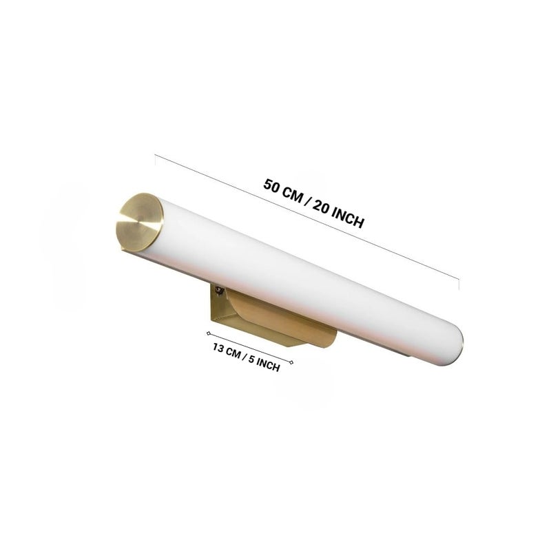 FILLISKA® 18 Watt Modern LED Picture/Dressing/Vanity/Bathroom/Mirror Light for Home, Warmwhite Light & Medium Size (AntiqueGold-567) - Image 5