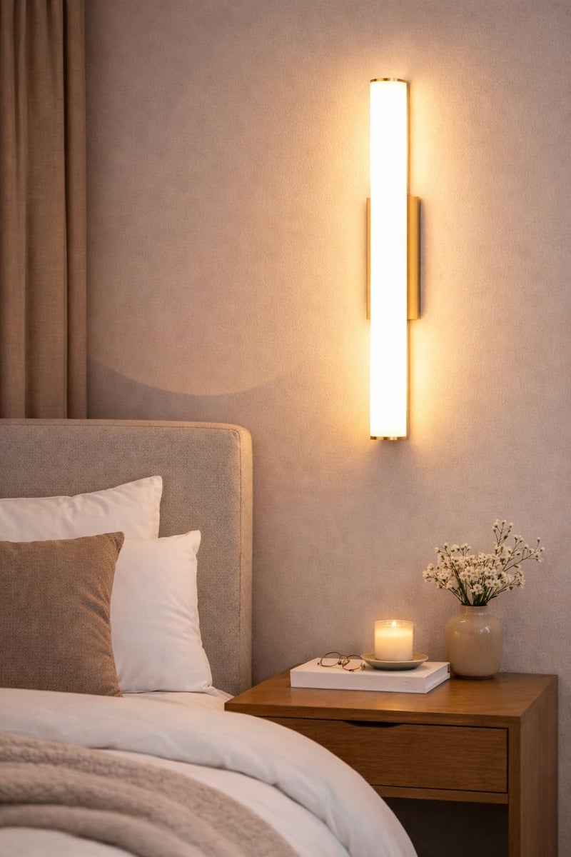FILLISKA® 18 Watt Modern LED Picture/Dressing/Vanity/Bathroom/Mirror Light for Home, Warmwhite Light & Medium Size (AntiqueGold-567) - Image 1