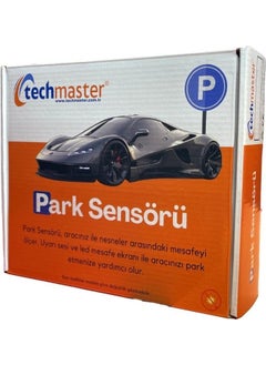 Techmaster حساس ركن السيارة بتغيير اللون مع صوت 22MM أبيض PS02  - Image 2