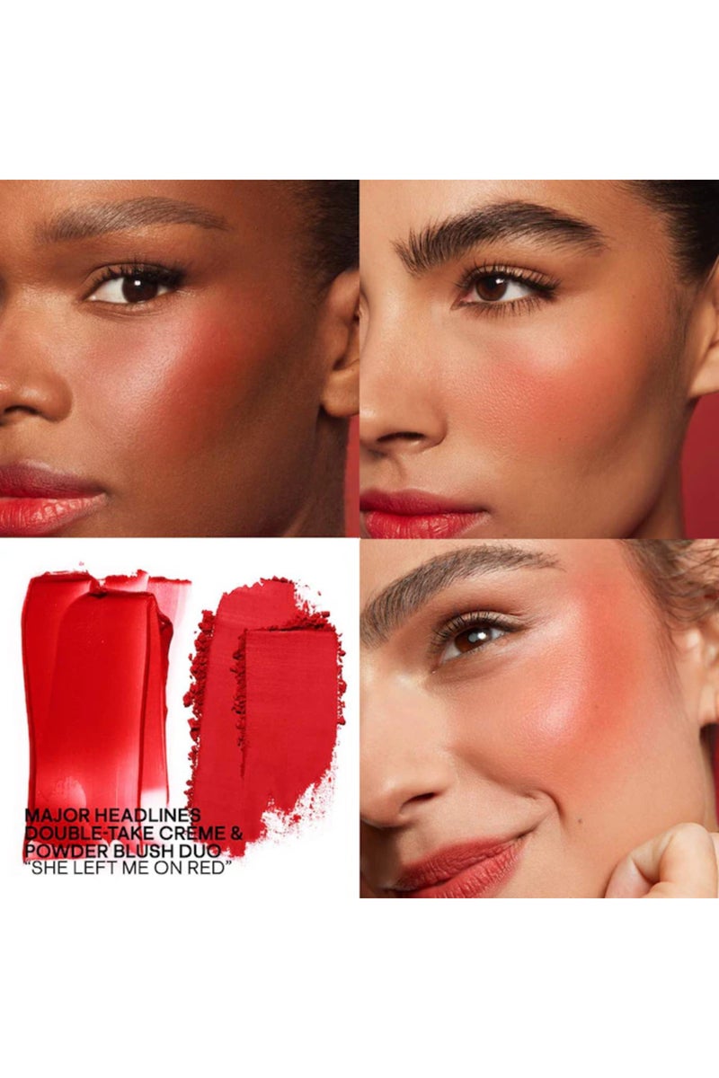 PATRICK TA Major Headlines Double-Take Crème & Powder Blush Duo She Left Me On Red - Image 3