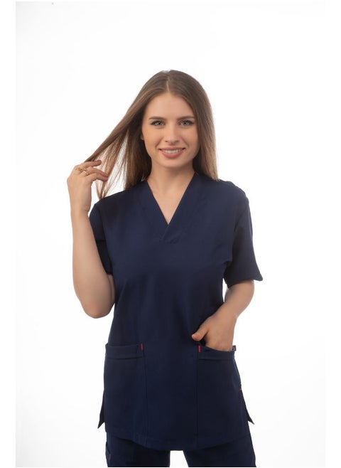 Dark Blue Female Scrub
