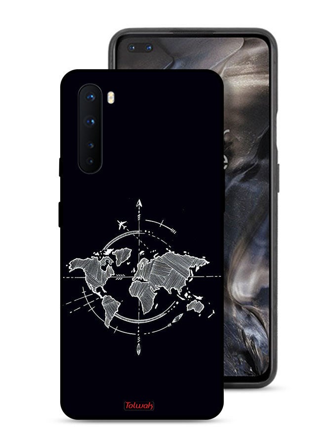Tolwak OnePlus Nord Protective Case Cover Compass Art - Image 1
