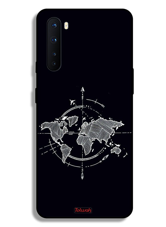 Tolwak OnePlus Nord Protective Case Cover Compass Art - Image 2