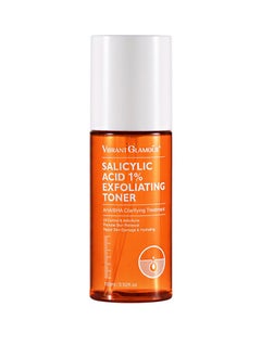 Salicylic Acid 1%Exfoliating Toner，Deep cleansing, moisturizing, oil control, anti-acne, brightens skin tone, suitable for oily and acne-prone skin, revitalizes and cleanses skin (100ml)