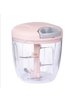 Manual Food Processor Vegetable Chopper, Portable Hand Pull String Garlic  Mincer Onion Cutter for Veggies, Ginger, Fruits, Nuts