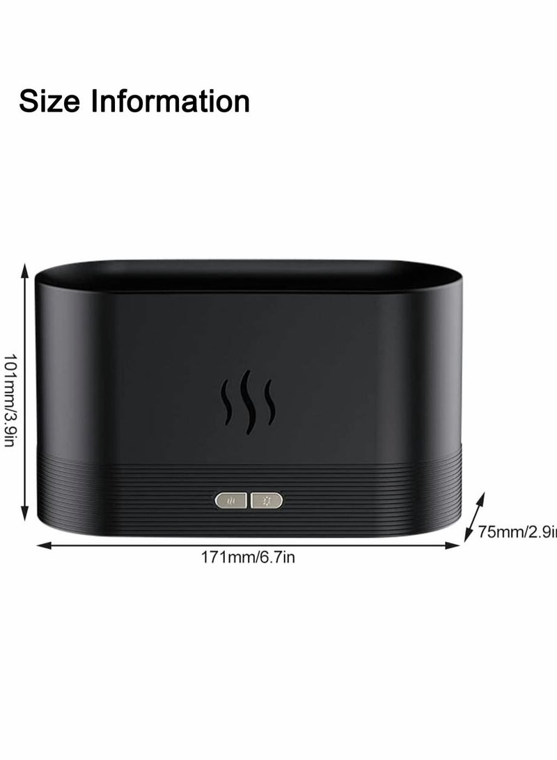 كابتن تيك Flame Air Diffuser 180ML Essential Oil Aromatherapy Humidifier Portable Super Quiet Scent Waterless Auto Shutoff for Yoga Bedroom Living Room Office KSA | Riyadh, Jeddah - Image 5