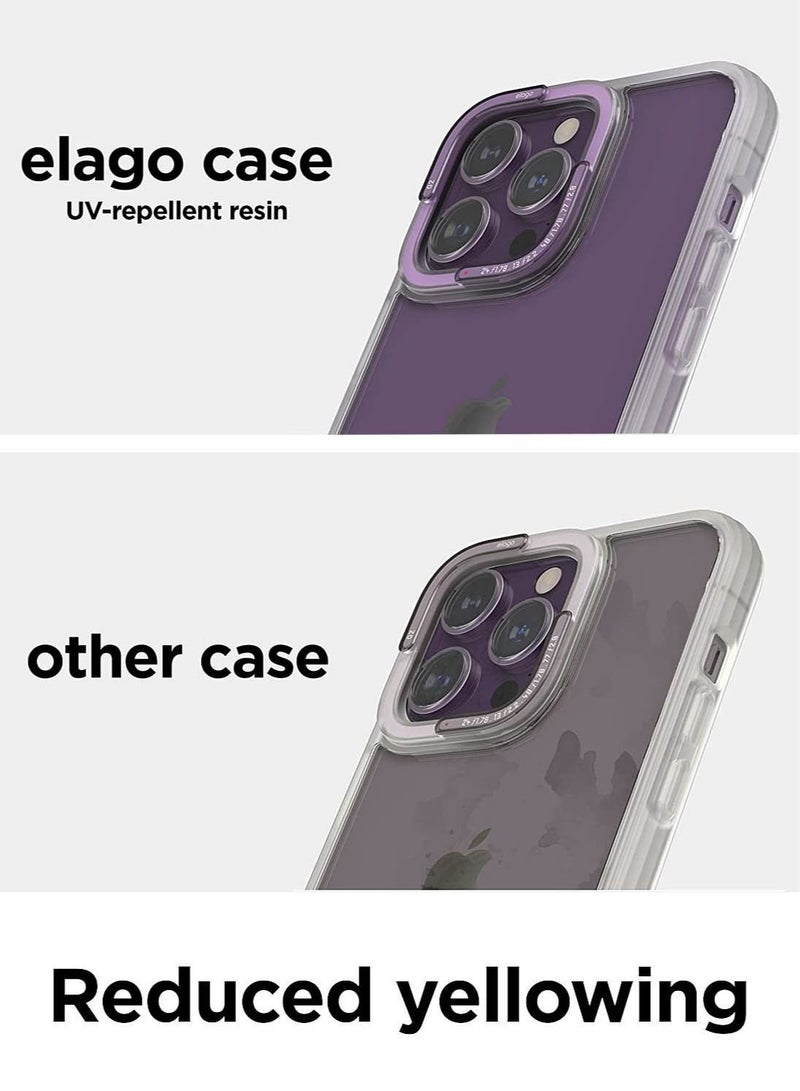 Elago Dual for iPhone 14 PRO Case Cover Hybrid Technology - Deep Purple - Image 5