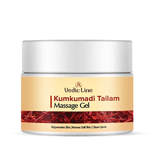 Vedic Line Vedicline Kumkumadi Tailam Face Gel, Minimize Dark Spots, Wrinkles & Fine Lines With Kumkumadi Tailam, Niacinamide, And Aloe Barbadensis Leaf Juice For Healthy Skin, 100ml - Image 1