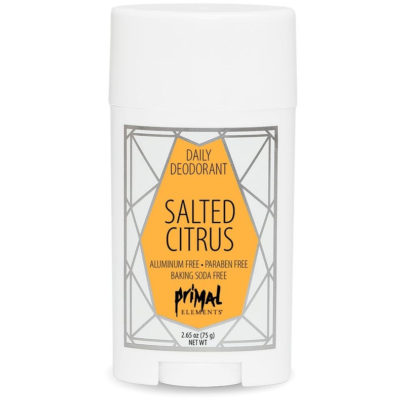 Primal Elements Salted Citrus Deodorant, 2.65 Ounce