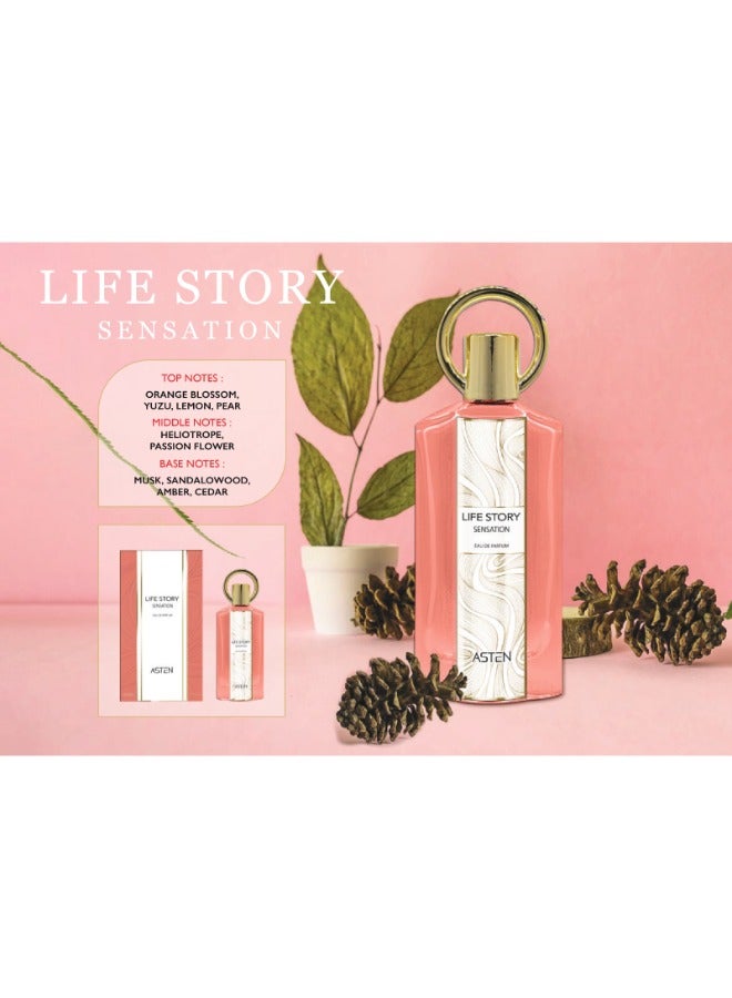 استين عطر استن لايف ستوري سينسيشن أو دو بارفيوم للنساء من استين - 100 مل | قصة عطرية زهرية فاخرة - Image 5