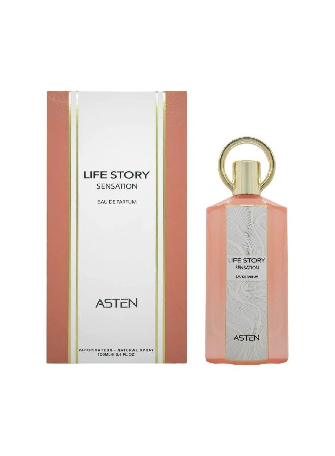استين عطر استن لايف ستوري سينسيشن أو دو بارفيوم للنساء من استين - 100 مل | قصة عطرية زهرية فاخرة - Image 1