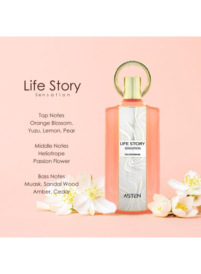 استين عطر استن لايف ستوري سينسيشن أو دو بارفيوم للنساء من استين - 100 مل | قصة عطرية زهرية فاخرة - Image 4