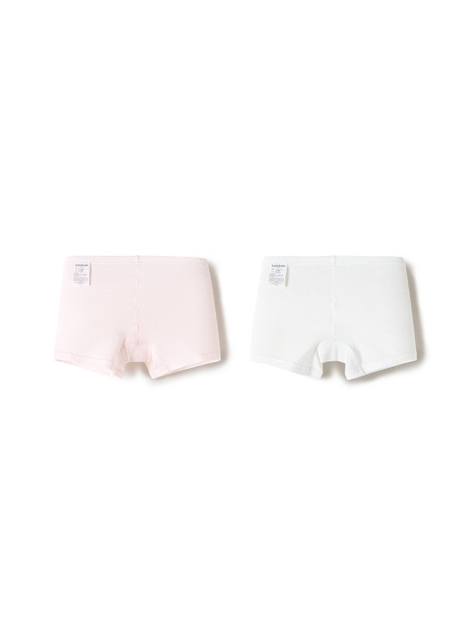 Balabala Antibacterial Girls' Safety Underwear - Cotton Briefs For Growth Period, Anti-peeking Kids' Shorts, Boxer Style, 2-pack For Big Girls - Image 3
