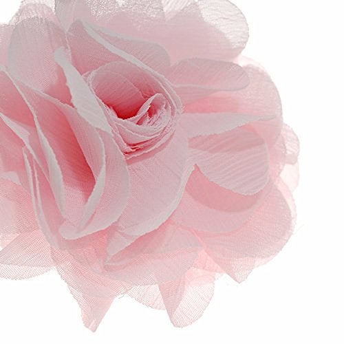 Merdia Lady Peony Silk Party Wedding Brooch Corsage Hair Clip Headdress for Women, Pink Floral - Image 4