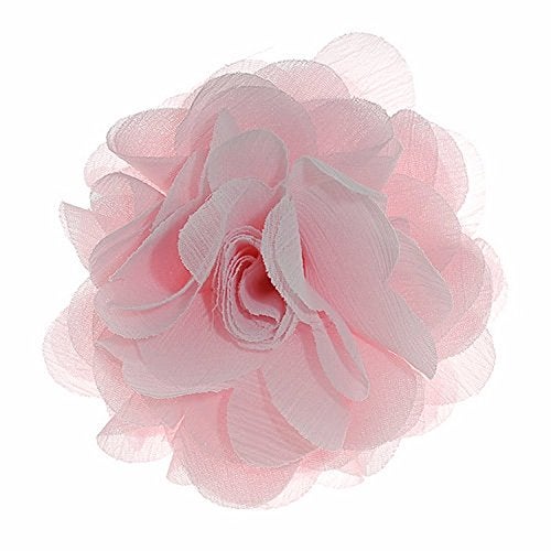Merdia Lady Peony Silk Party Wedding Brooch Corsage Hair Clip Headdress for Women, Pink Floral - Image 5