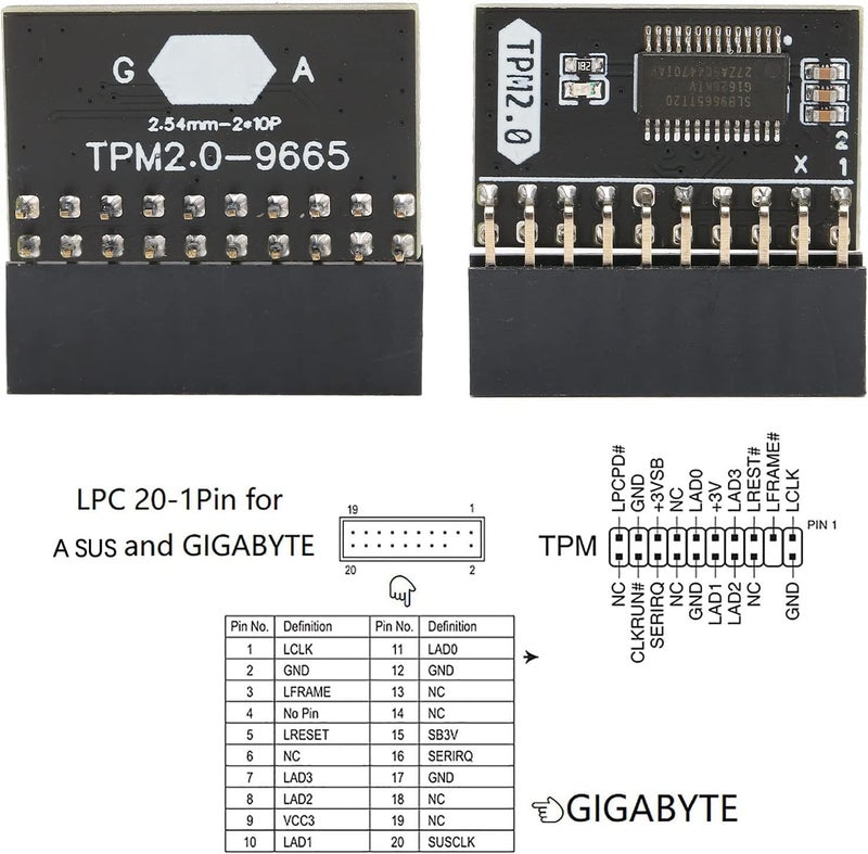 Personal & public compatible ASHATA Replacement TPM2.0 Encryption Security Module, TPM 2.0 Encryption Security Module, 20Pin 2 10P Standalone Crypto Processor TPM 2.0 Module for for for Budget friendly trendy design Local inventory listed item Pop-area nearby warehouse Easy assemble Wide use selected material All environment compatible Market aligned local stock Sand resistant Main road full logistics cover Repeated detach compatible build Simple practical structure Multi-demand satisfied design Fixed & portable compatible Global standard processed material Comfort grip Global production standard crafted Permanent & temporary usable Fixed delivery schedule Balanced weight Processed natural substance Globally engineered build Cost effective upgraded craftsmanship Trendy economical quality KSA market popular practical build - Image 5