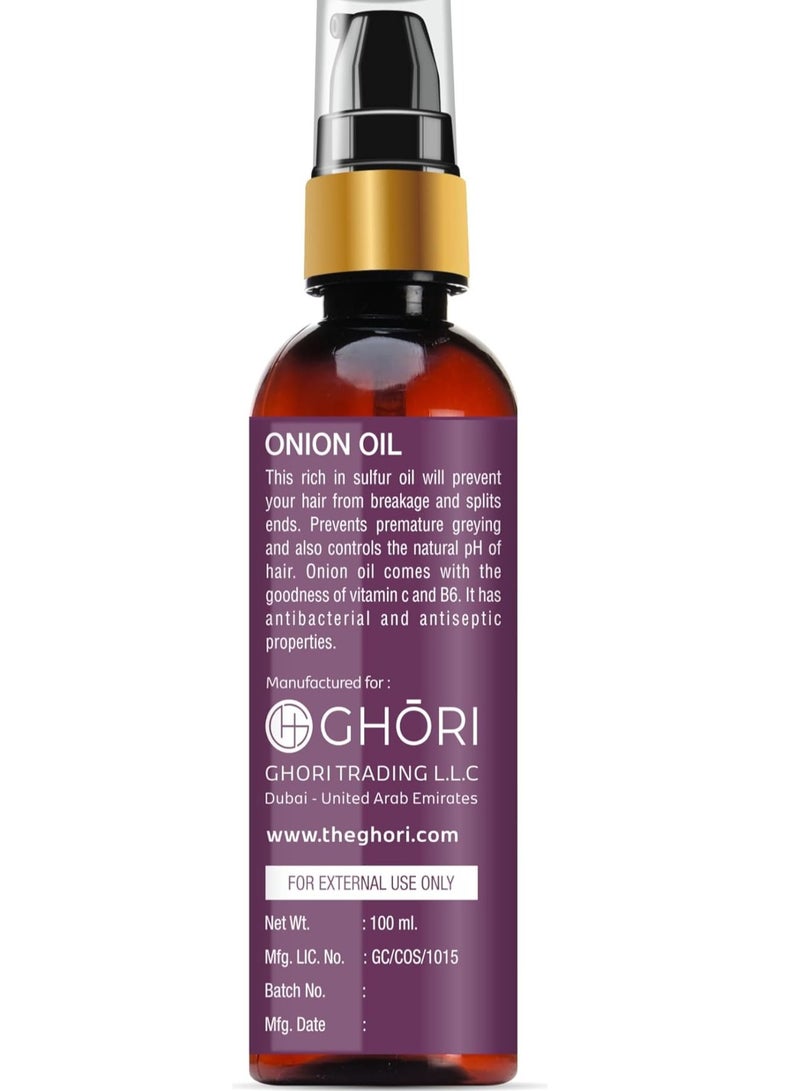 GHORI N+ Professional Onion Hair Oil 100ml - Image 2