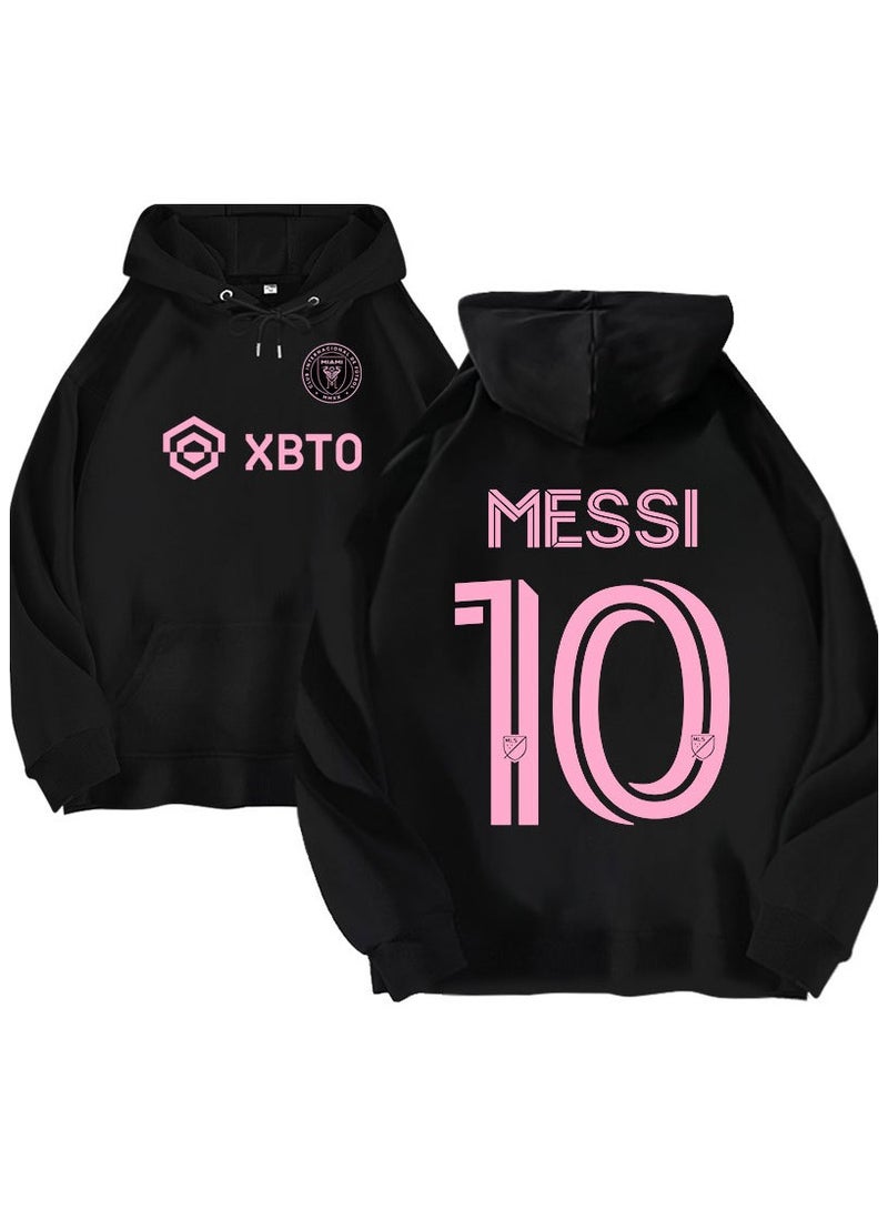 MESSI Hoodie Men Women Couples Sweatshirts Pullover Shirt Hooded Sweater  - Image 1