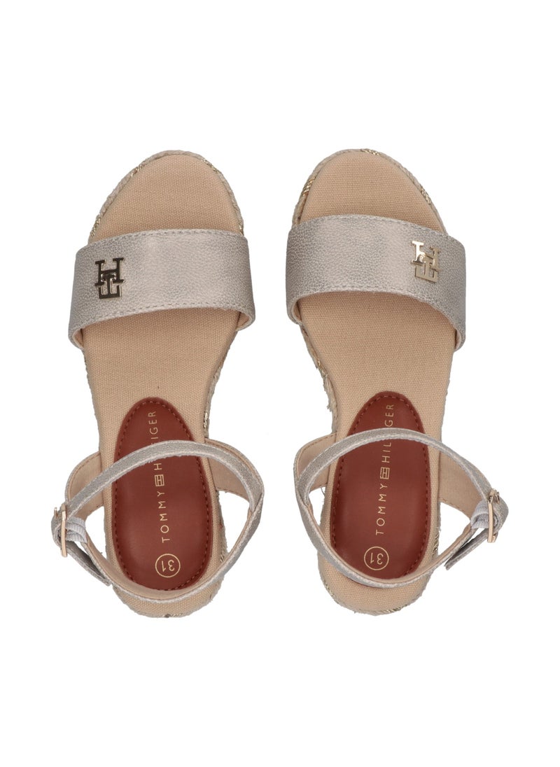 TOMMY HILFIGER Kids Rope Wedge Sandals  - Image 3