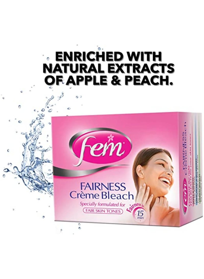 Fem USA Fairness Bleach with Apple and Peach 50 gm - Image 2