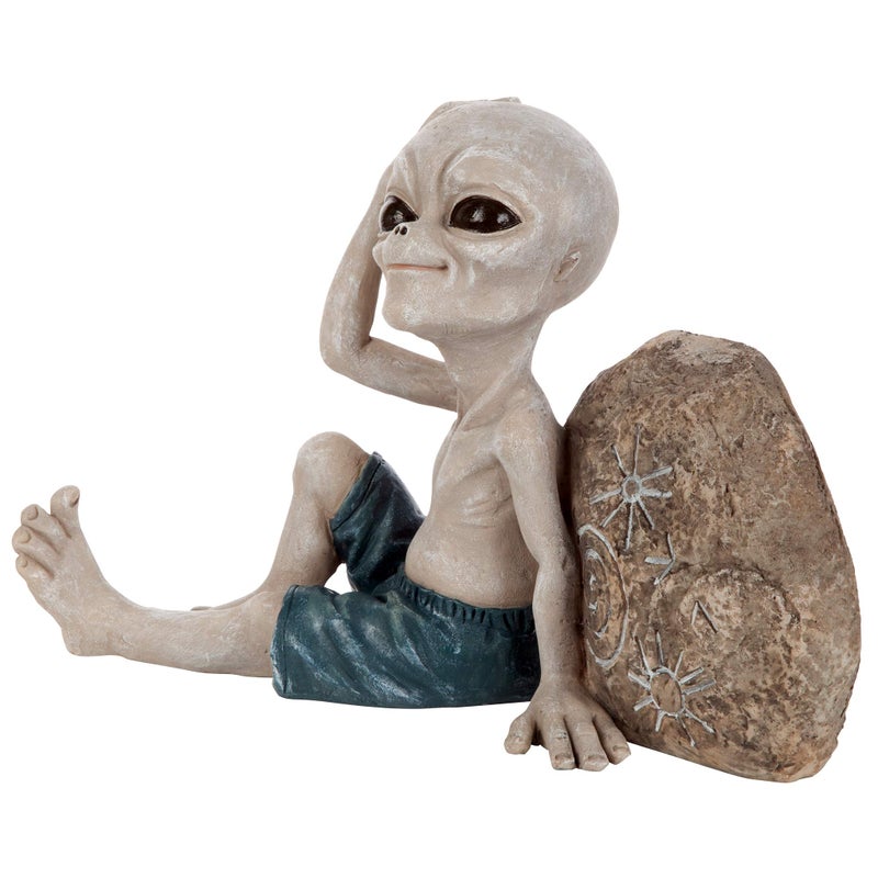 Design Toscano Surfer Dude Out-of-This-World Alien Statue - Image 3