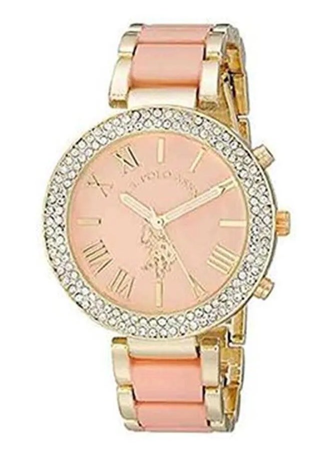 U.S. Polo Assn. Women's Quartz two tone Strap Watch USC40063  - Image 1
