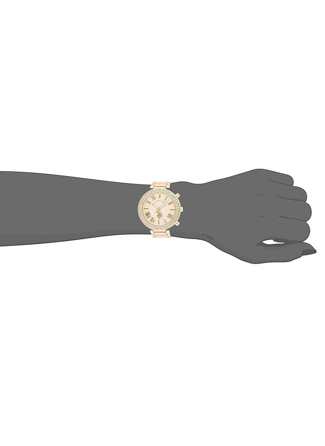 U.S. Polo Assn. Women's Quartz two tone Strap Watch USC40063  - Image 4