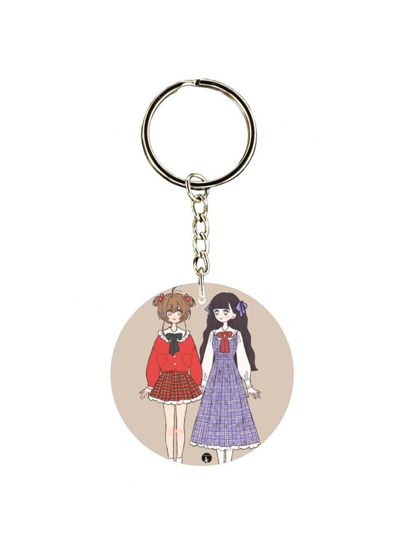 RKN Girls Printed Keychain
