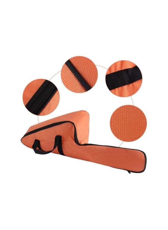 Generic - Chainsaw Carrying Bag, Portable Orange Oxford Chainsaw Carrying Bag Case Protective Storage Bags Holder Chain Saw Carry Case Tool, 35.04" x 18.90" x 5.12", Orange - Image 1