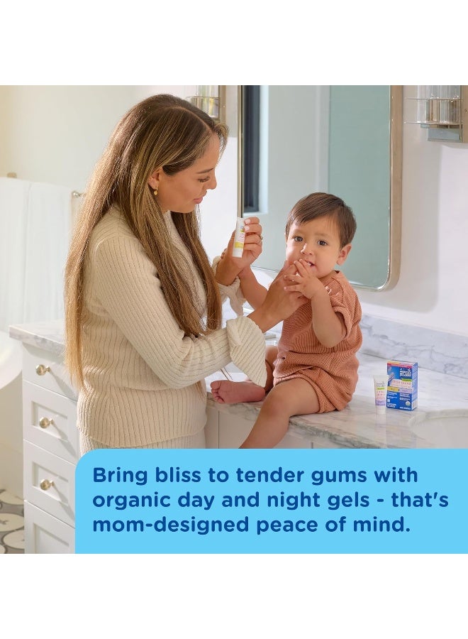 Mommy's Bliss Organic Little Gums Soothing Massage Gel Day and Night Combo - Image 4