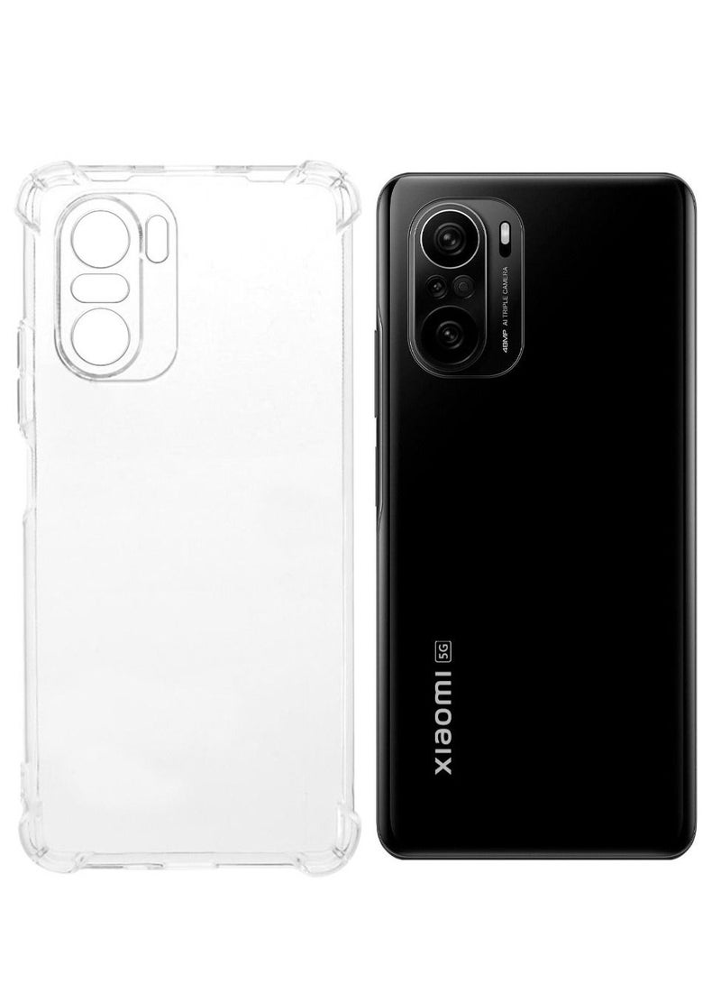 CATANES Xiaomi Mi 11X Case Cover Clear Protective TPU Four Corners Cover Transparent Soft Case - Image 1