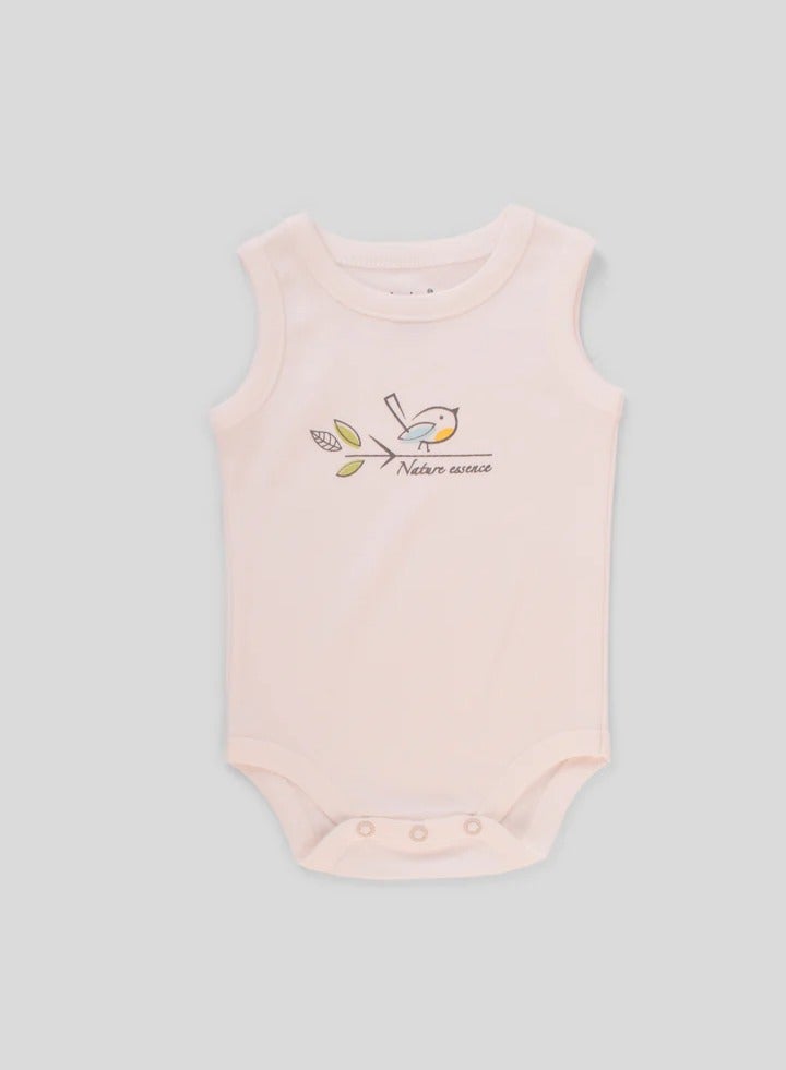 Junior Sleeveless Bodysuits 3-Pack, 100% Cotton - Baby Girl - Image 4