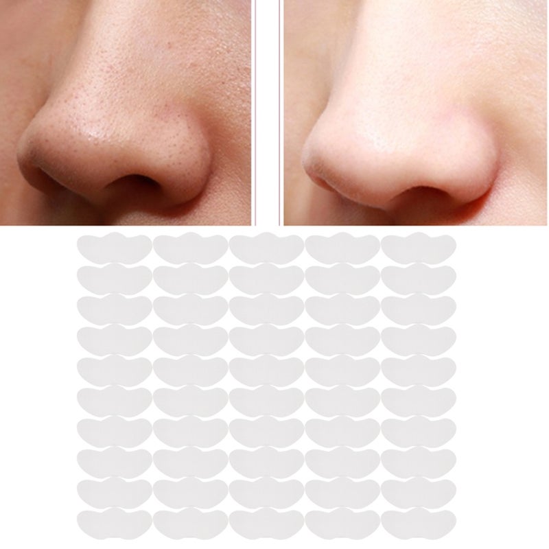 50pcs Blackhead Removal Pore Strips Deep Cleansing Tools Nose PeelOff Masks White - Image 3