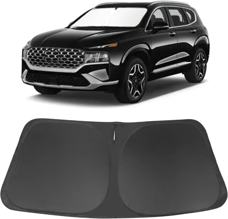 LHFLIVE Windshield Sun Shade Custom Fit for 2017 2018 2019 2020 2021 2022 Kia NIRO Accessories Foldable Sunshade Sun Blocker Protect Car from Sun Rays & Heat Damage Keep Car Cooler - Image 1