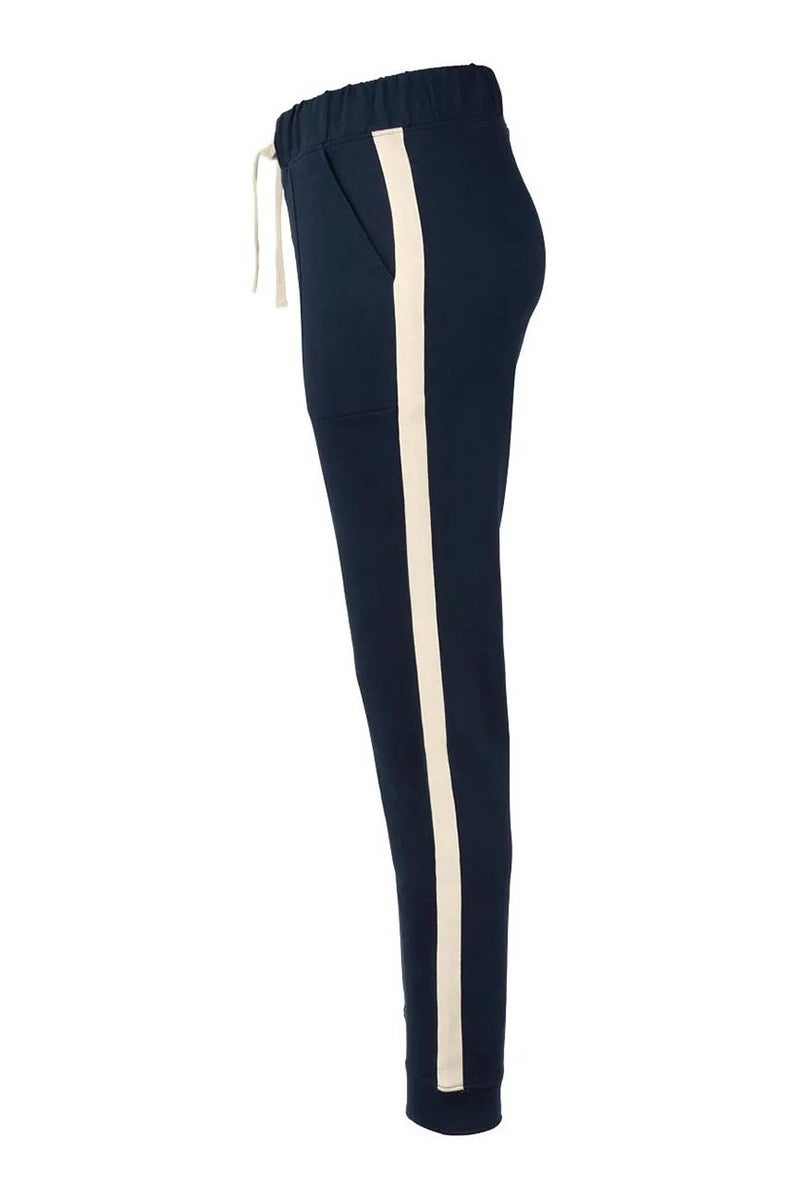 Tchibo Women Drawstring Jogging Pants, Navy - Image 4