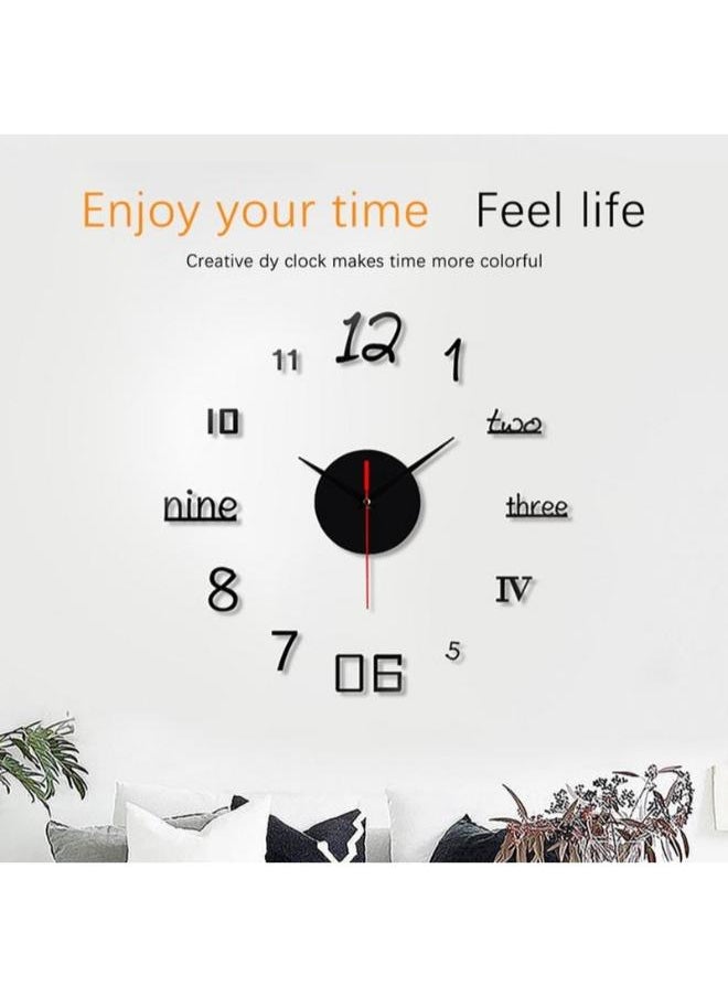 Mix numbers style 3D Wall Clock - pzsku/ZABA10781C8163C7CB0D4Z/45/_/1728045274/5774989f-f97b-4ae9-82d1-bc3472dbdd80