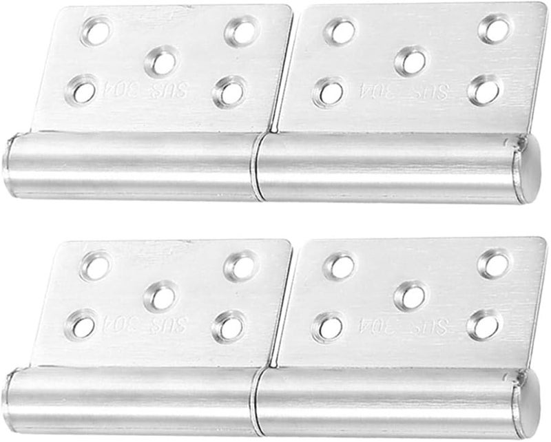 4 Pack Heavy Duty Stainless Steel Detachable Spring Door Hinges For Outdoor Use - Image 4