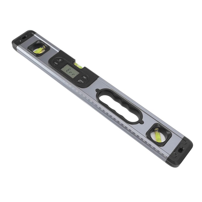 Digital Level Aluminum Alloy Professional Electronic Level for Woodworking Construction Black - Image 1
