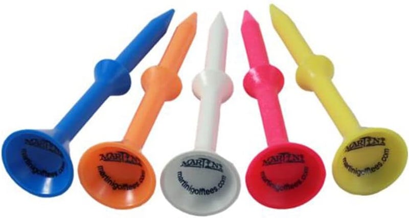 MARTINI تيز جولف ستب-أب 3 1/4" (5 عبوة) (متعدد الألوان) - Image 1