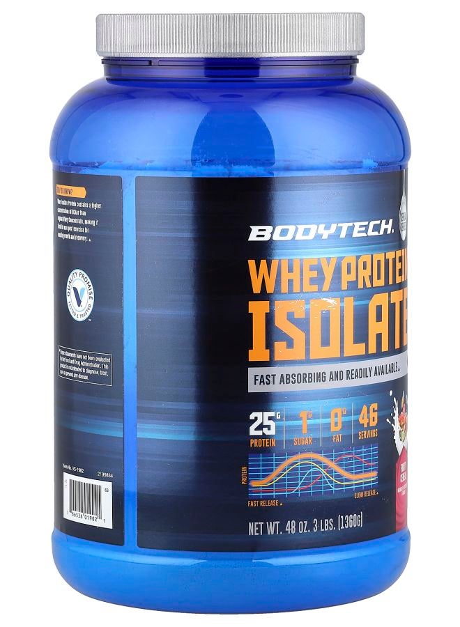 BODYTECH Whey Protein Isolate Fruity Cereal 3 lbs (1360 g) - Image 2