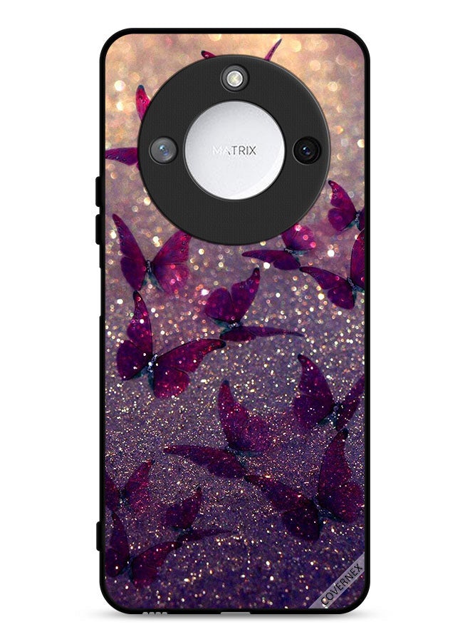 Covernex غطاء حماية ذكي Honor X9c 5G مع لمسات لامعة على شكل فراشات - Image 1