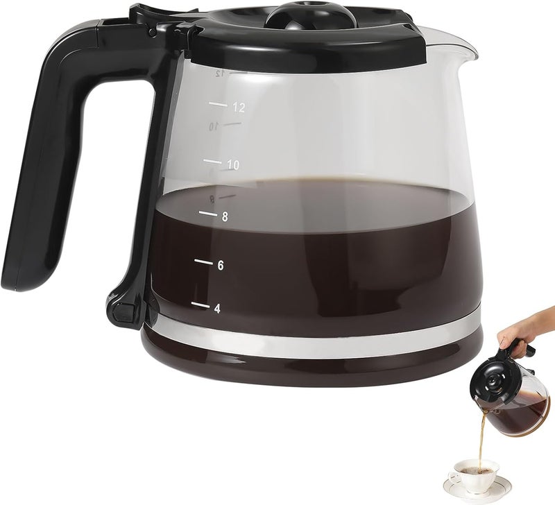Roabertic 12 كوب وعاء استبدال لـ Mr. Coffee، وعاء استبدال 12 كو�� متوافق مع سلسلة Mr. Coffee RF و LM و PC و SC - Image 1