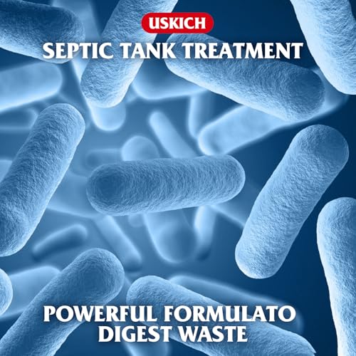 USKICH Septic Tank Treatment - 1 Year Supply of Septic Safe Dissolvable Easy Flush Live Bacteria Packets -12 Count,Friendly and Powerful Solution for Septic Systems - Image 3