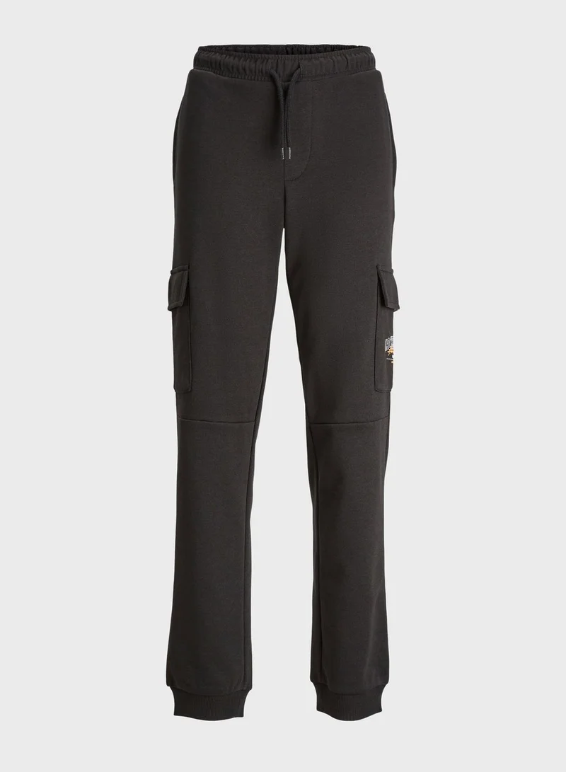 Jack & Jones Junior Youth Drawstring Cargo Track Pants