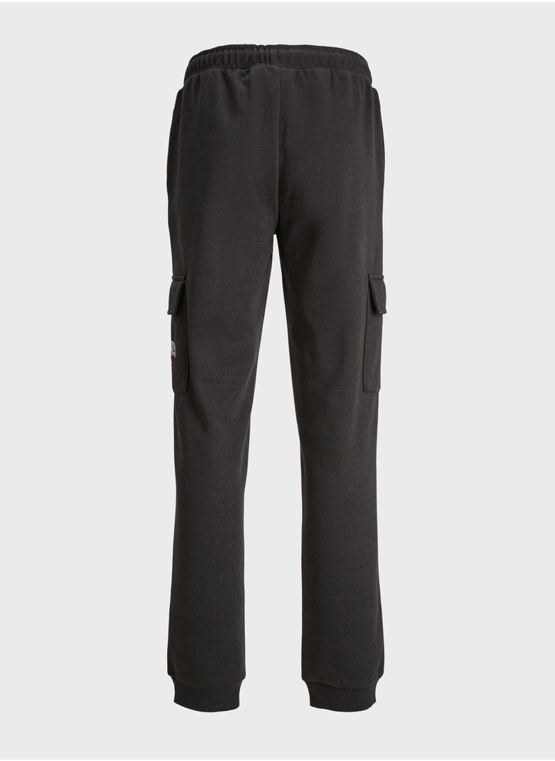 Jack & Jones Junior - Youth Drawstring Cargo Track Pants - Image 1