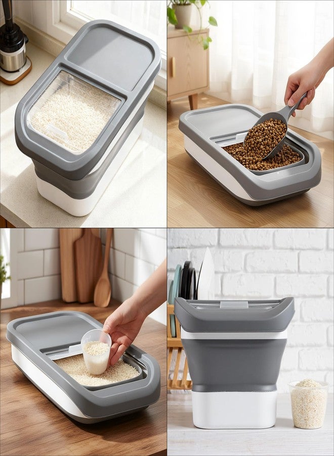 LemonRoad 4 Pack Rice Storage Container 22 Lbs with Airtight Lids, Measuring Cup and Spoon for Dry Food Cereal Grain Cat Bird and Dog Food - Image 5